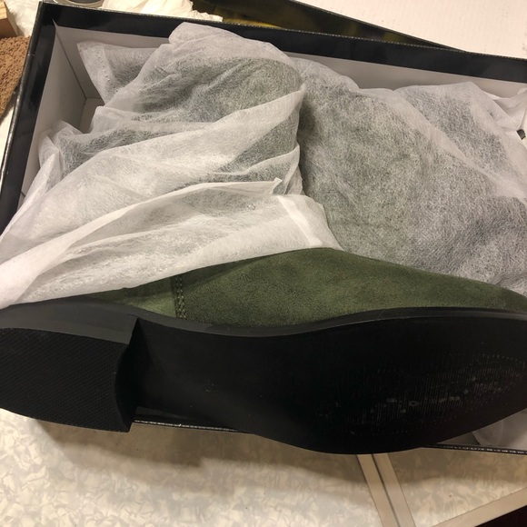 NEW Shoe’N Tale Green Over knee stretch boot - Picture 8 of 8